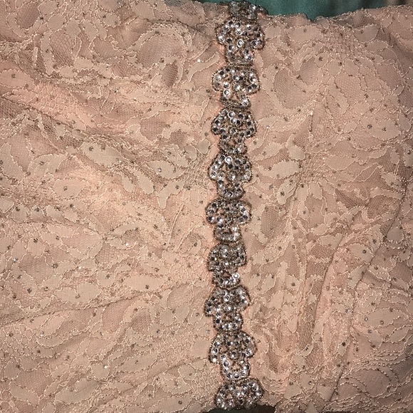 blush glittery prom dress! - Picture 2 of 4